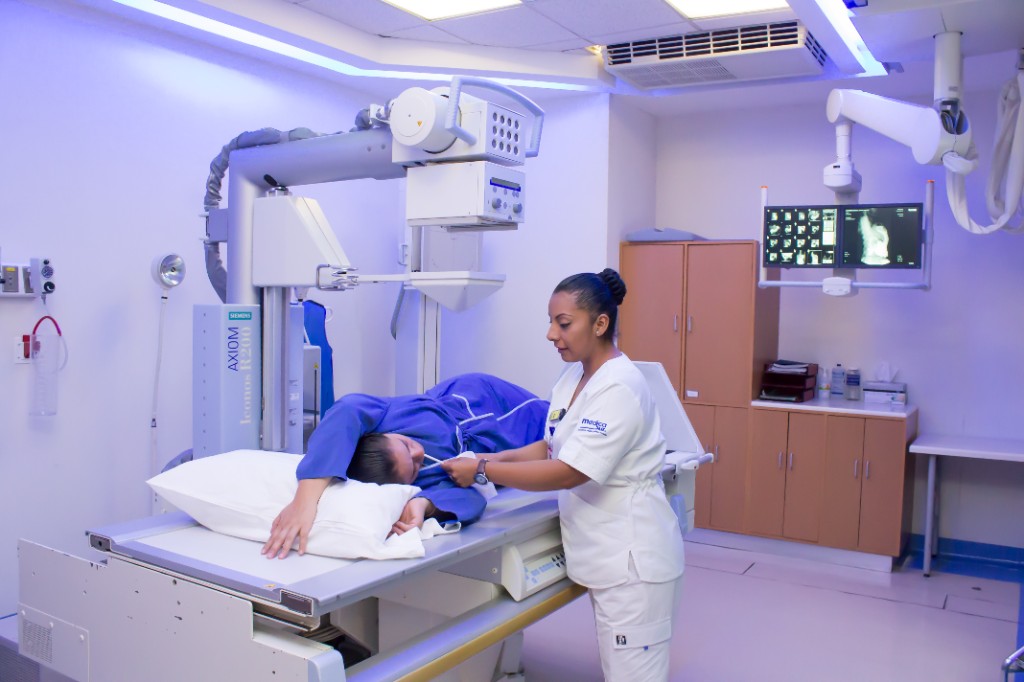 Estudio de rayos X en Médica Sur